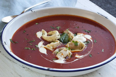 Tomatensuppe mit Pasta