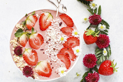 Grießbrei mit Früchten