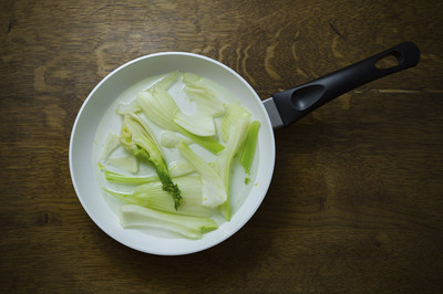 In Parmesan gebackener Fenchel