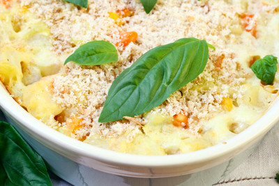 Kohlrabi-Karotten-Gratin