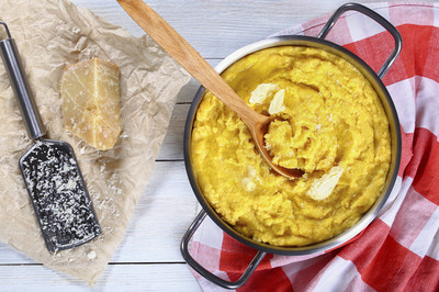 Polenta mit Gorgonzola